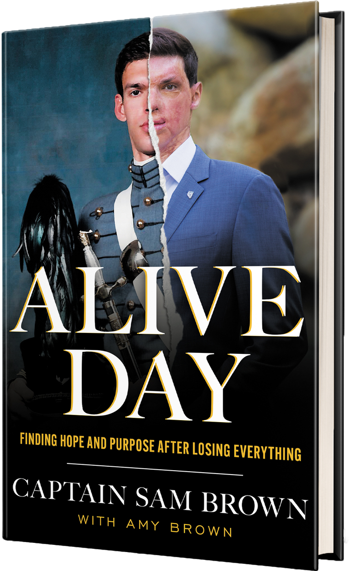 Alive Day book cover by Sam Brown with Amy Brown